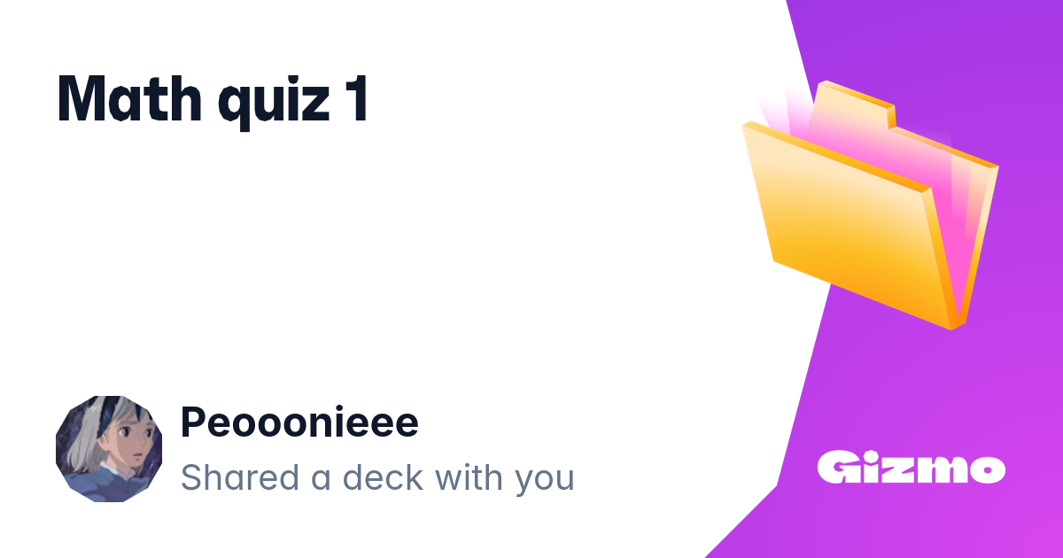 math-quiz-1-flashcards