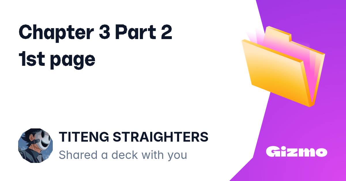 Chapter 3 Part 2 1st Page Flashcards Chapter 3 part 2 1st page flashcards