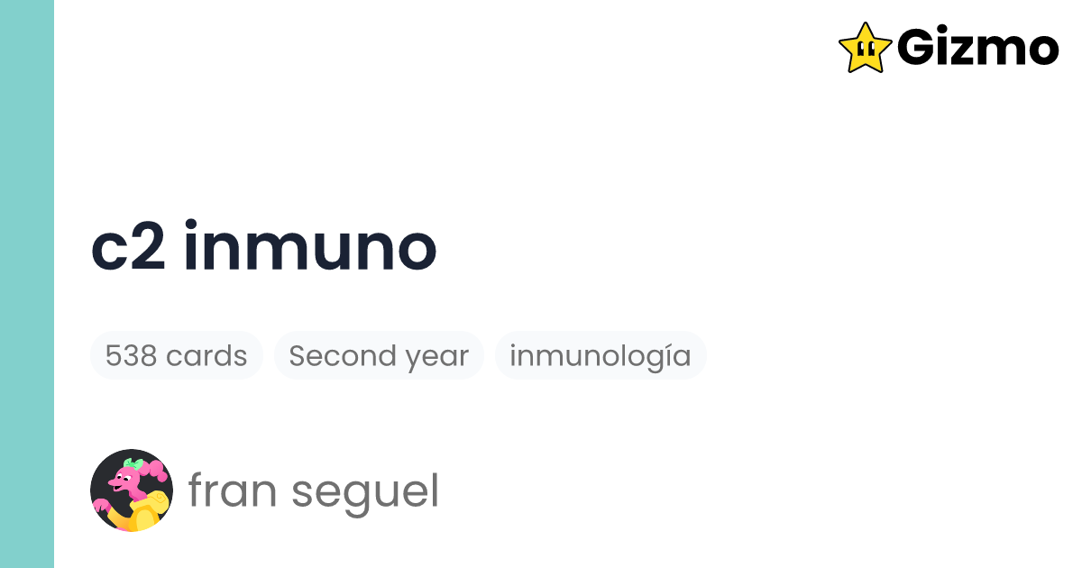 C2 Inmuno | Flashcards