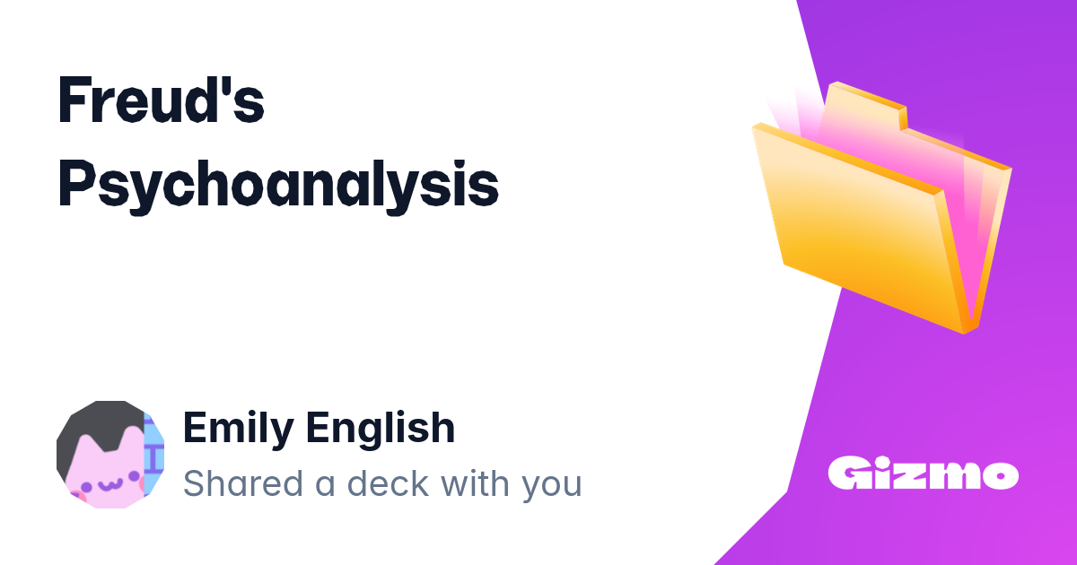 freud-s-psychoanalysis-flashcards