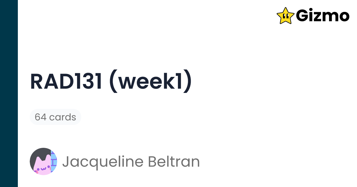 rad131-week1-flashcards