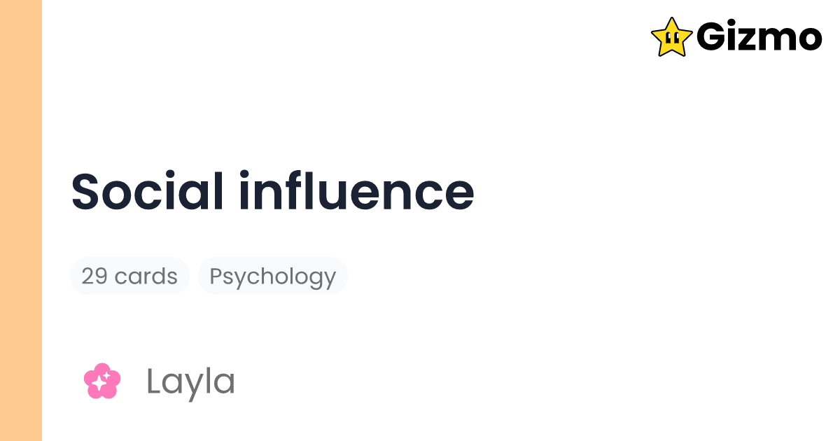 social-influence-flashcards