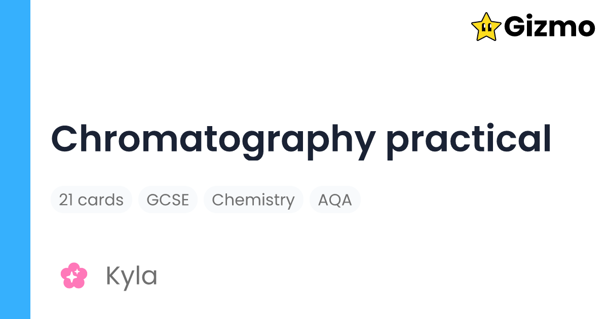 chromatography-practical-flashcards