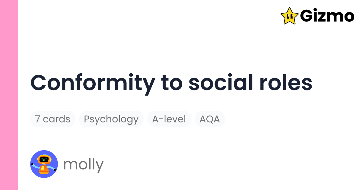 conformity-to-social-roles-flashcards