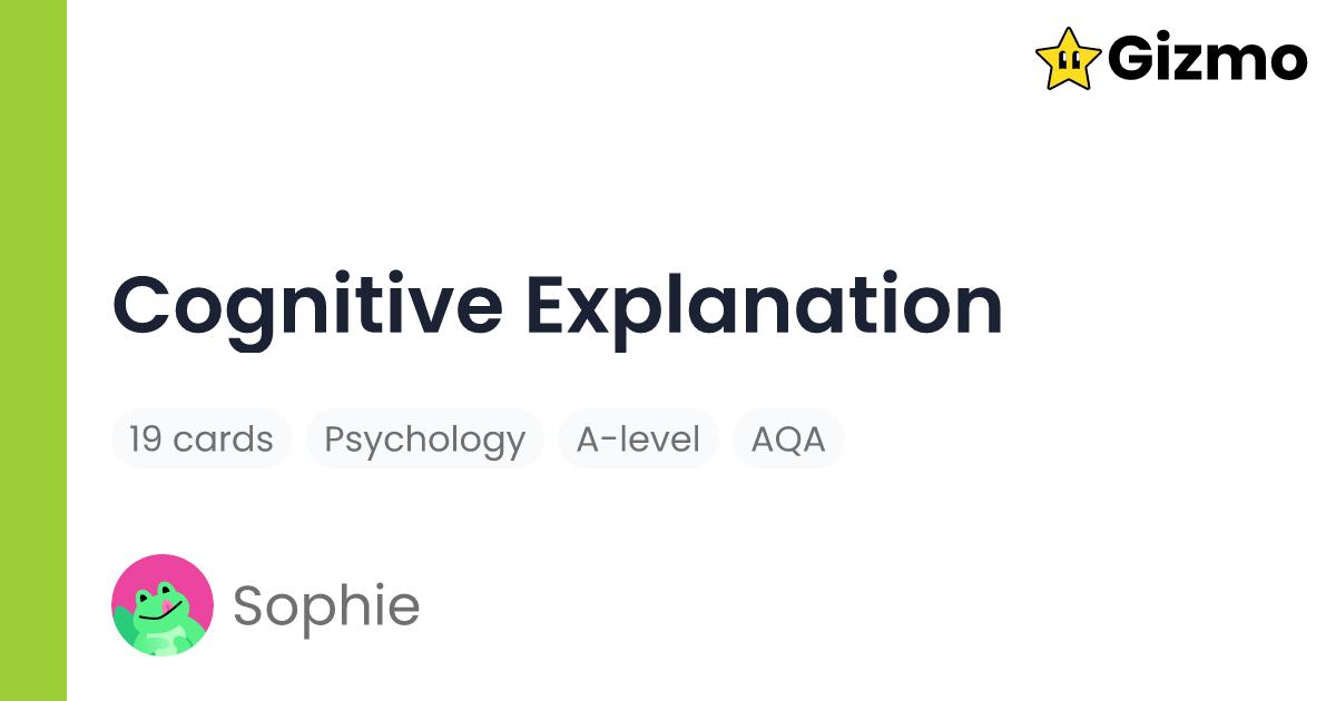 cognitive-explanation-flashcards