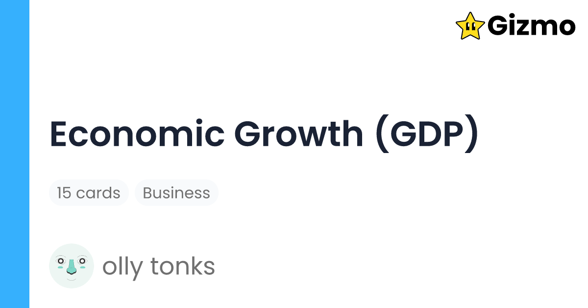 economic-growth-gdp-flashcards