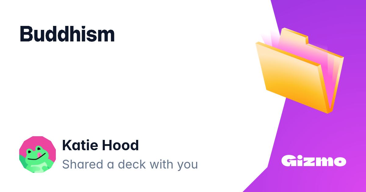 Buddhism flashcards