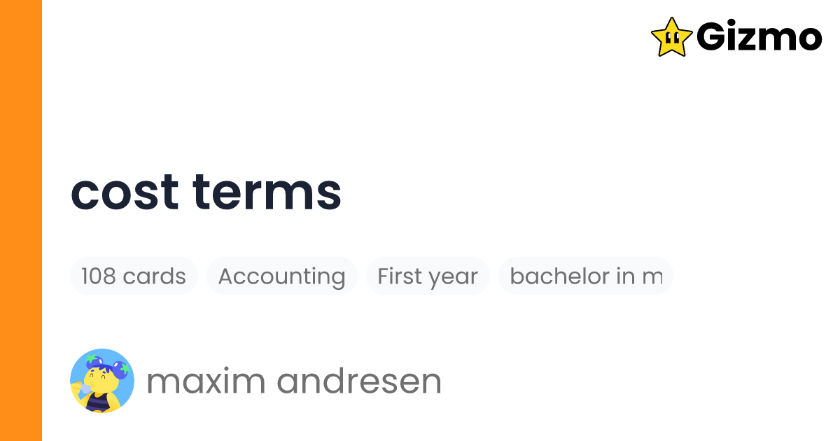cost-terms-flashcards