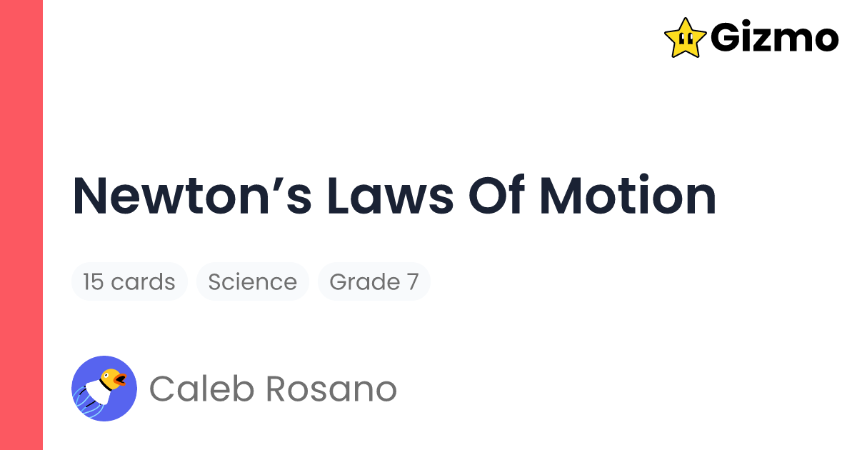 newton-s-laws-of-motion-flashcards