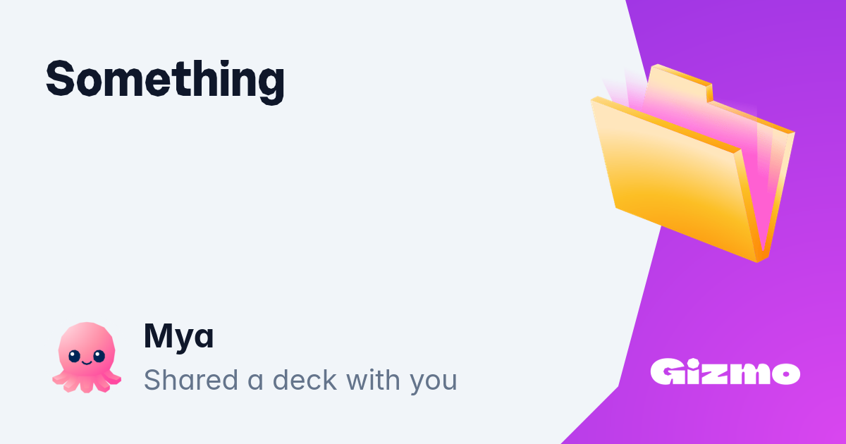 Something Flashcards Something flashcards