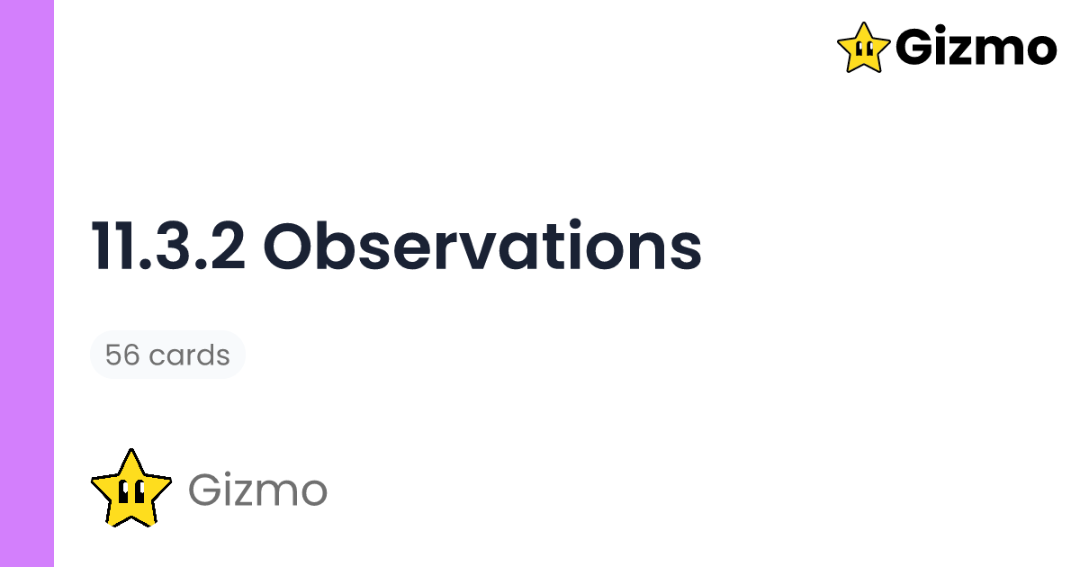 11-3-2-observations-flashcards