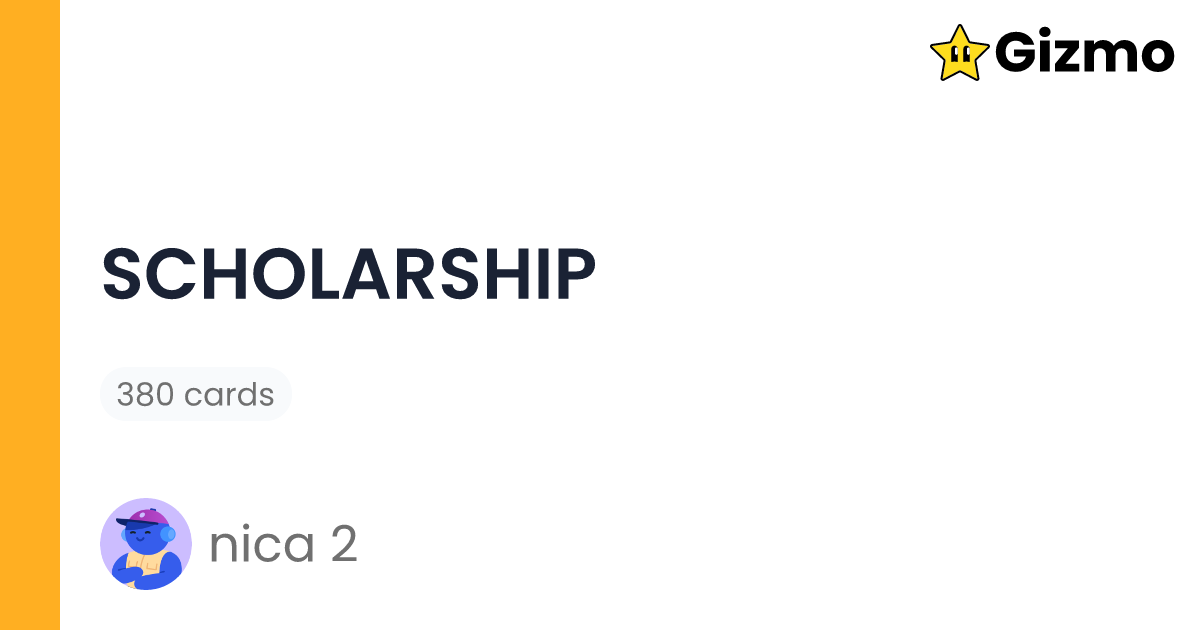 scholarship-flashcards