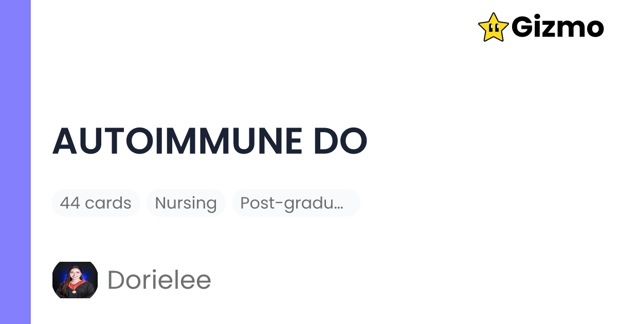 autoimmune-do-flashcards