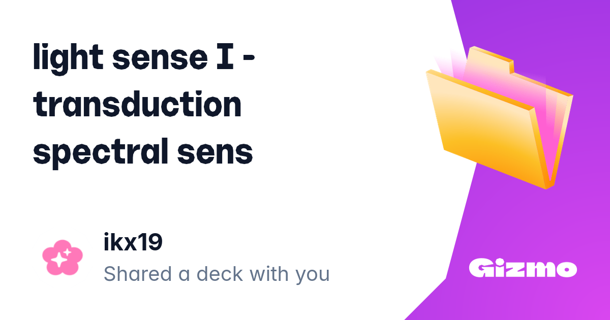 Light Sense I - Transduction Spectral Sens | Flashcards