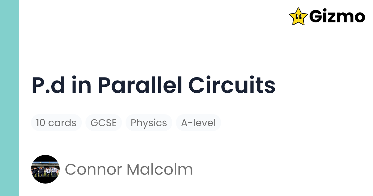 p-d-in-parallel-circuits-flashcards
