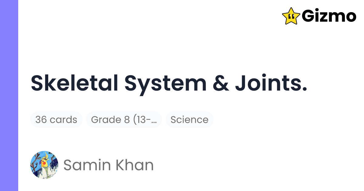 skeletal-system-joints-flashcards