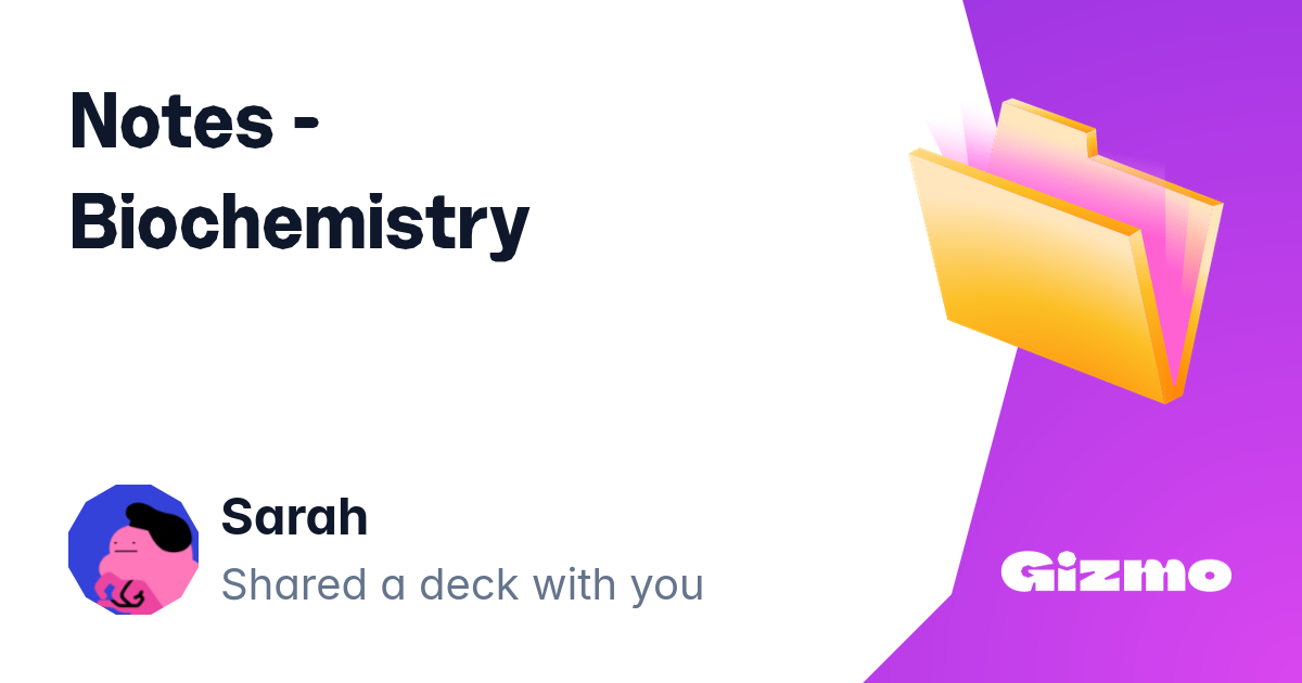 notes-biochemistry-flashcards