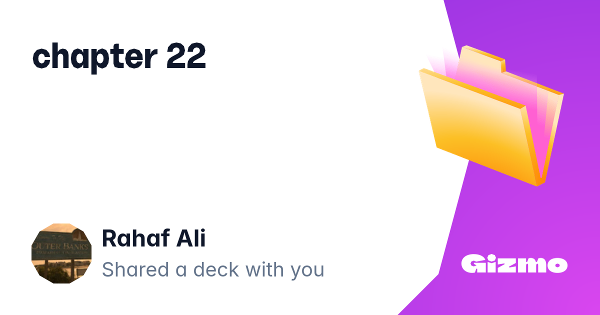 Chapter 22 flashcards