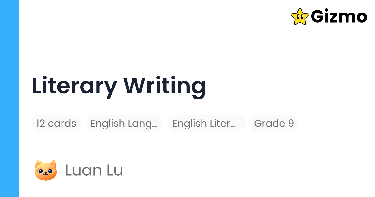 literary-writing-flashcards