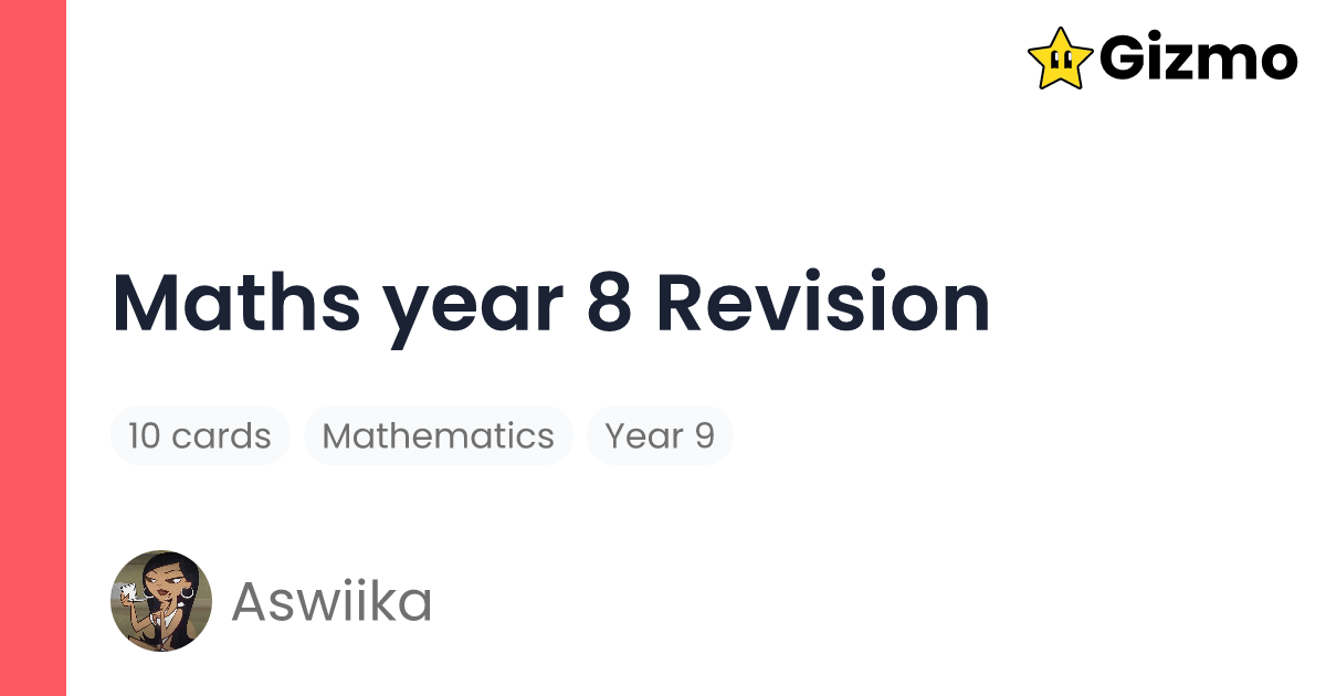 maths-year-8-revision-flashcards