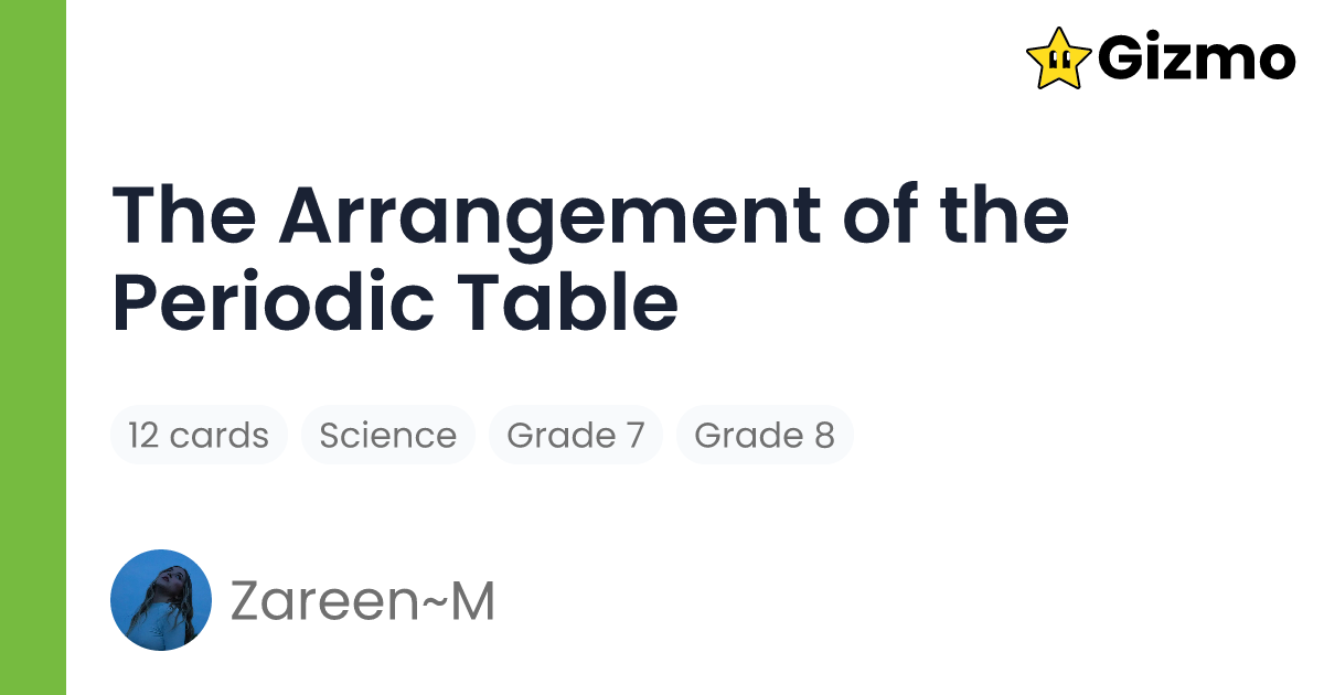 the-arrangement-of-the-periodic-table-flashcards