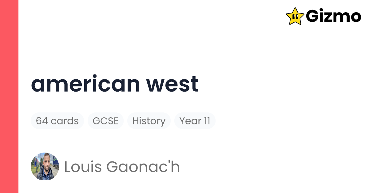 american-west-flashcards