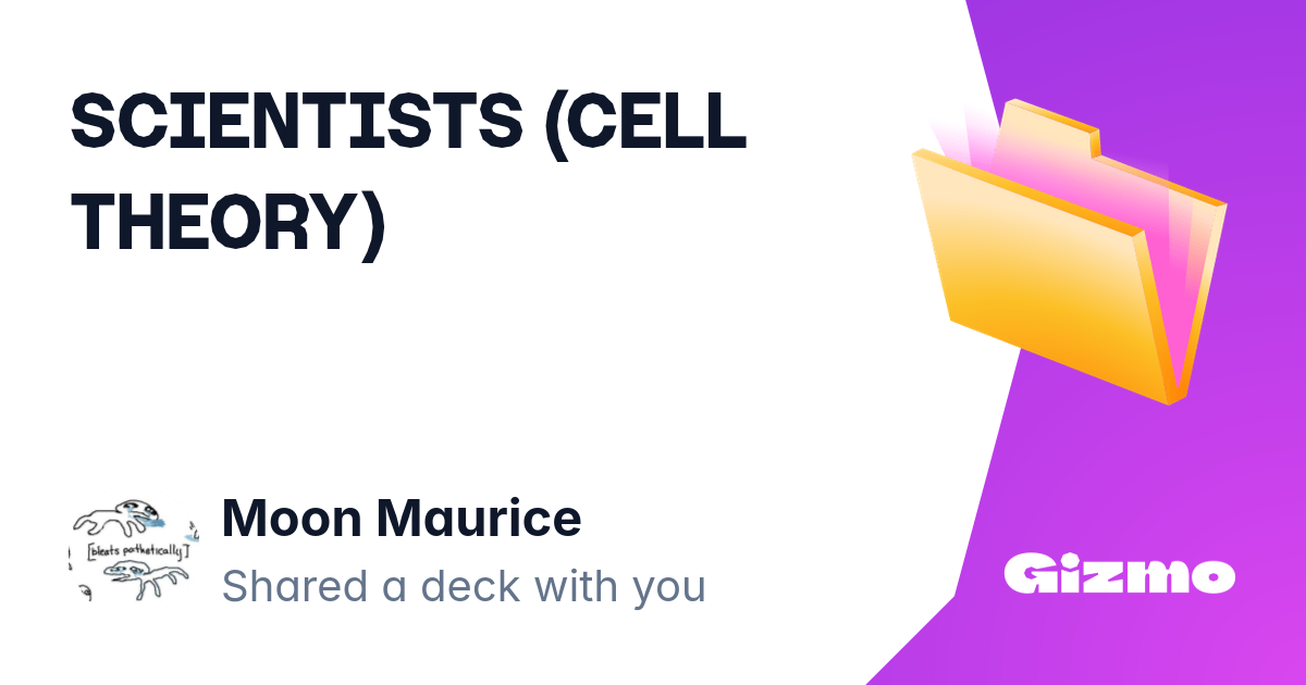 Scientists (cell Theory) | Flashcards